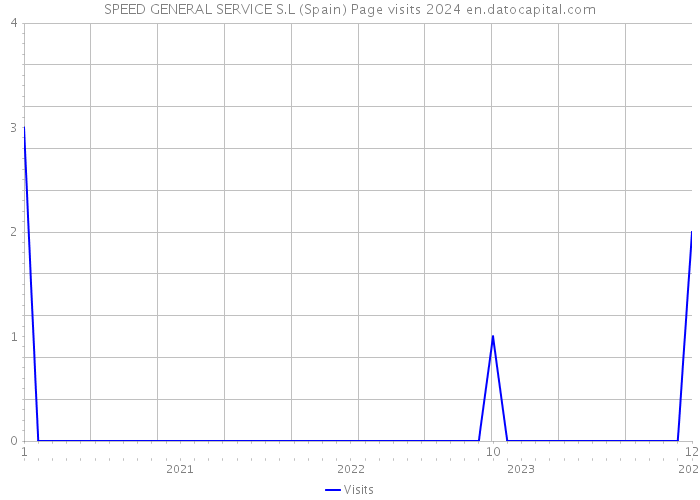 SPEED GENERAL SERVICE S.L (Spain) Page visits 2024 