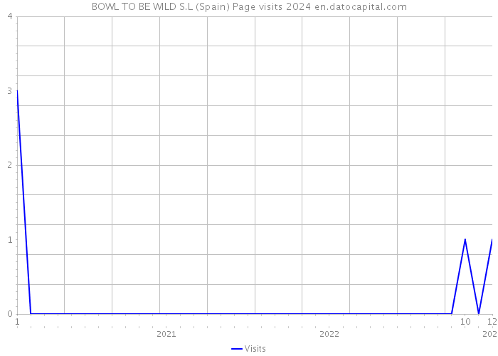 BOWL TO BE WILD S.L (Spain) Page visits 2024 