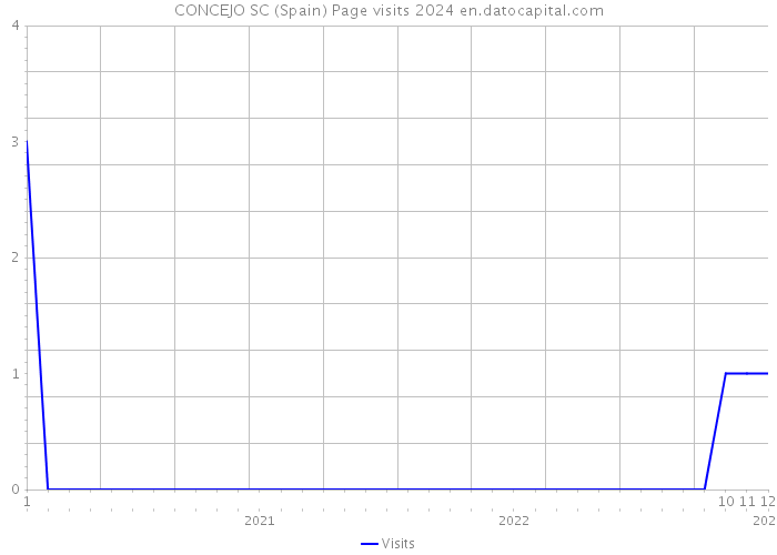 CONCEJO SC (Spain) Page visits 2024 