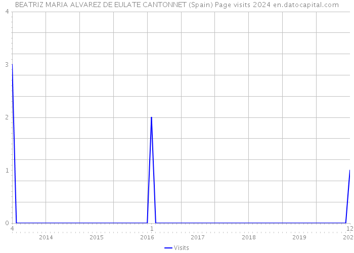 BEATRIZ MARIA ALVAREZ DE EULATE CANTONNET (Spain) Page visits 2024 