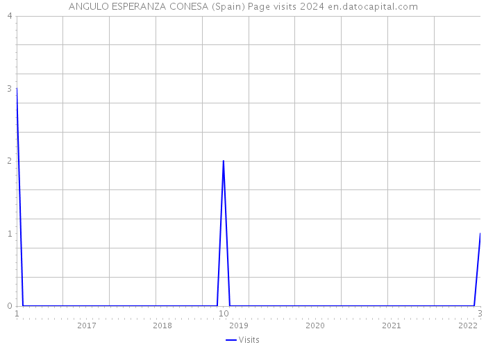 ANGULO ESPERANZA CONESA (Spain) Page visits 2024 