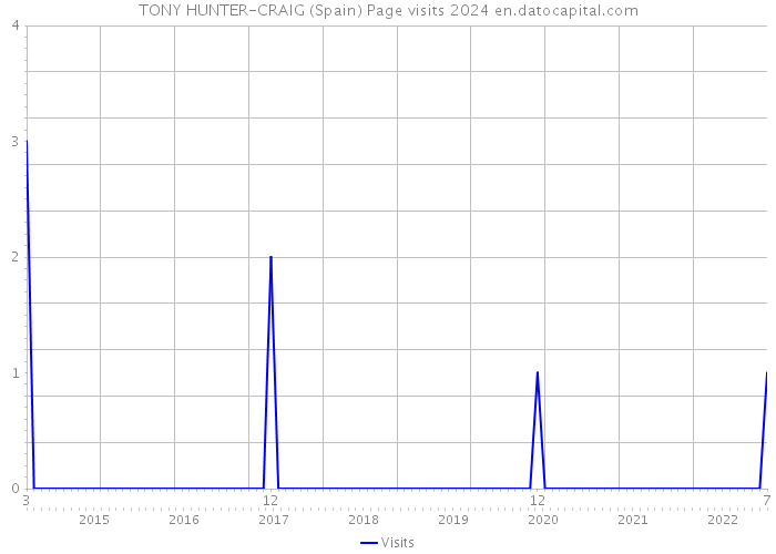 TONY HUNTER-CRAIG (Spain) Page visits 2024 