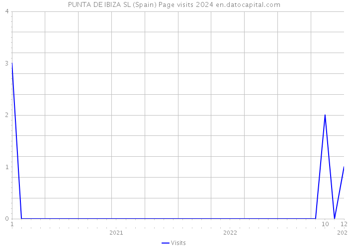 PUNTA DE IBIZA SL (Spain) Page visits 2024 