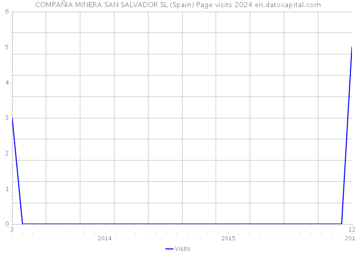 COMPAÑIA MINERA SAN SALVADOR SL (Spain) Page visits 2024 