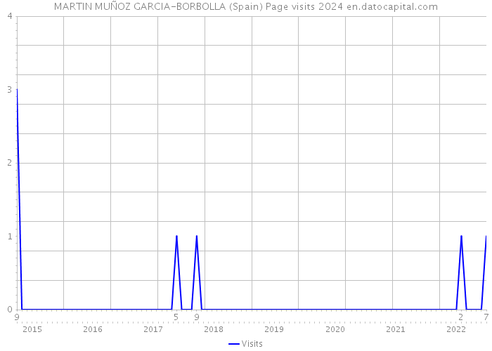 MARTIN MUÑOZ GARCIA-BORBOLLA (Spain) Page visits 2024 