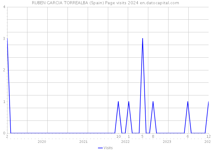 RUBEN GARCIA TORREALBA (Spain) Page visits 2024 