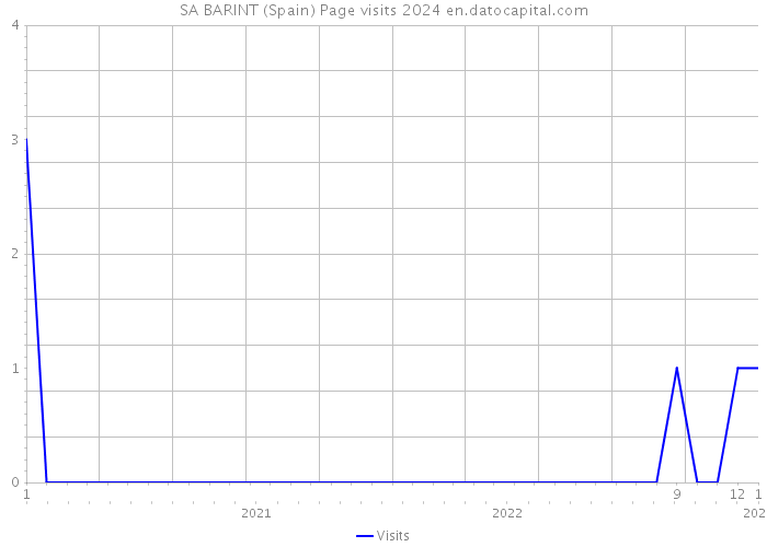 SA BARINT (Spain) Page visits 2024 