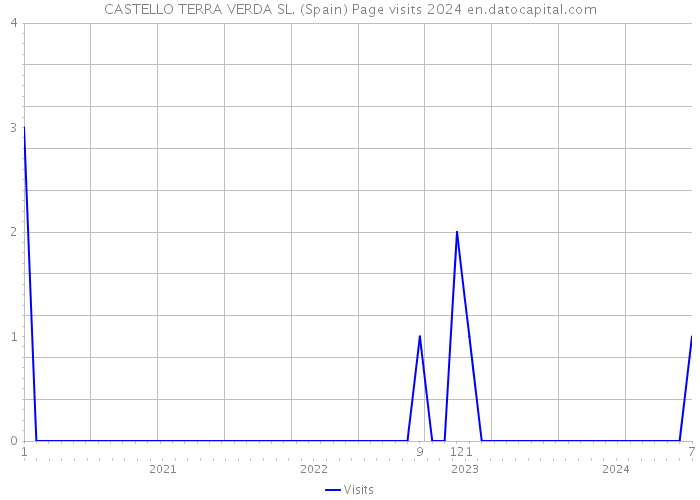CASTELLO TERRA VERDA SL. (Spain) Page visits 2024 