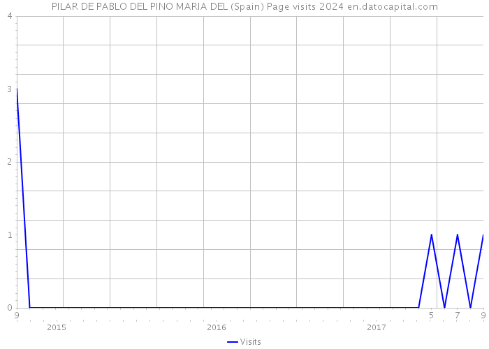 PILAR DE PABLO DEL PINO MARIA DEL (Spain) Page visits 2024 