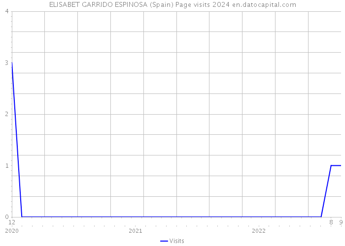 ELISABET GARRIDO ESPINOSA (Spain) Page visits 2024 