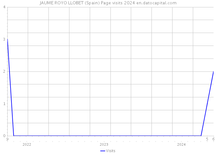 JAUME ROYO LLOBET (Spain) Page visits 2024 