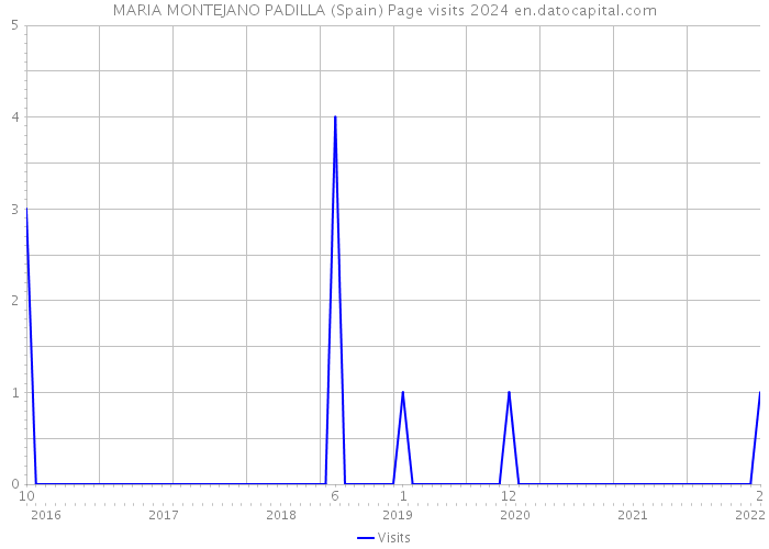 MARIA MONTEJANO PADILLA (Spain) Page visits 2024 
