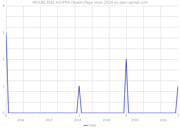 MIGUEL RUIZ AZOFRA (Spain) Page visits 2024 