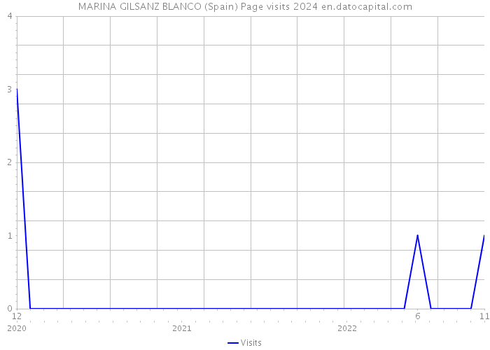MARINA GILSANZ BLANCO (Spain) Page visits 2024 