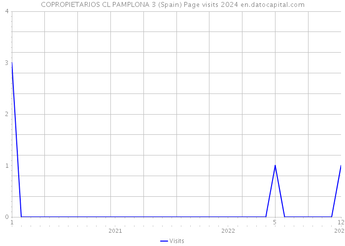 COPROPIETARIOS CL PAMPLONA 3 (Spain) Page visits 2024 