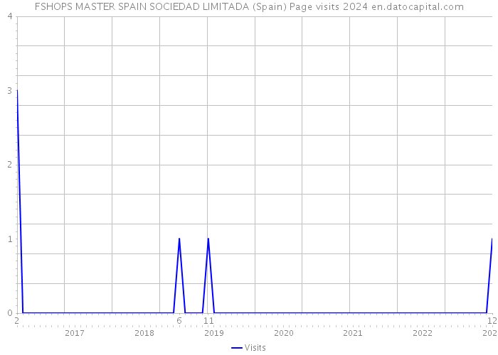 FSHOPS MASTER SPAIN SOCIEDAD LIMITADA (Spain) Page visits 2024 