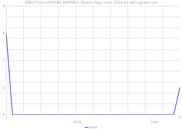 SEBASTIAN SANCHEZ BARRERA (Spain) Page visits 2024 