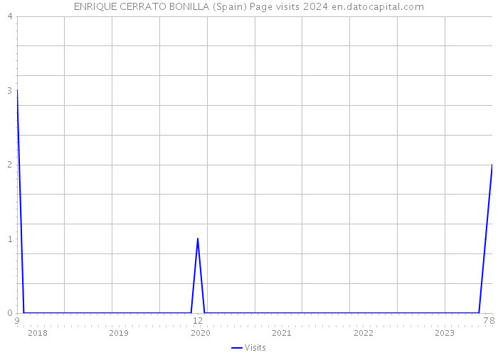 ENRIQUE CERRATO BONILLA (Spain) Page visits 2024 