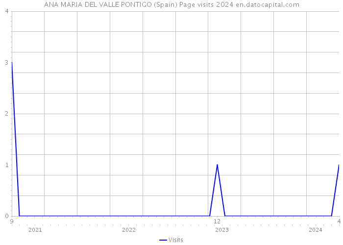 ANA MARIA DEL VALLE PONTIGO (Spain) Page visits 2024 