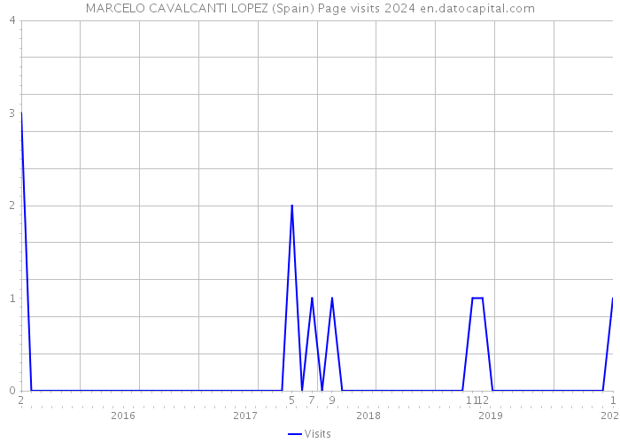 MARCELO CAVALCANTI LOPEZ (Spain) Page visits 2024 