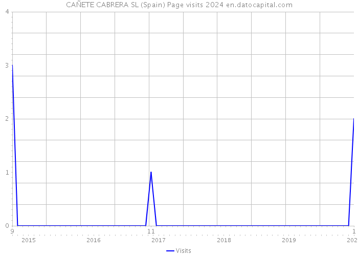 CAÑETE CABRERA SL (Spain) Page visits 2024 