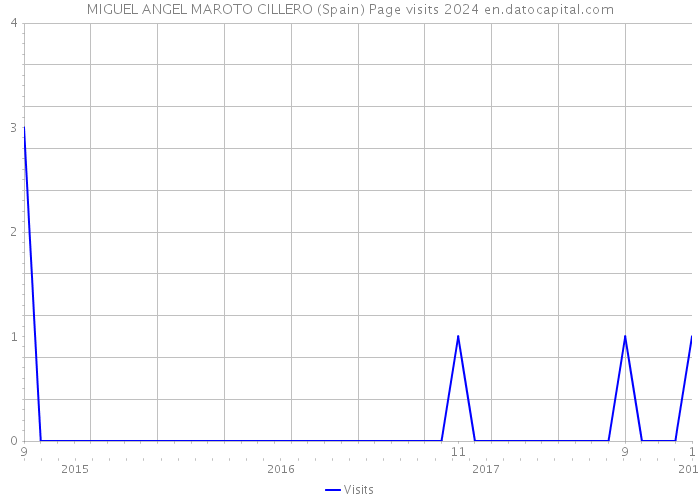 MIGUEL ANGEL MAROTO CILLERO (Spain) Page visits 2024 