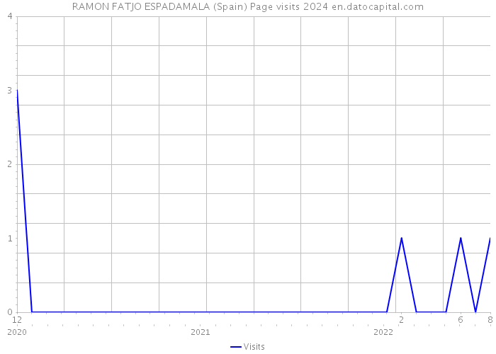 RAMON FATJO ESPADAMALA (Spain) Page visits 2024 