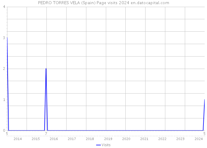 PEDRO TORRES VELA (Spain) Page visits 2024 