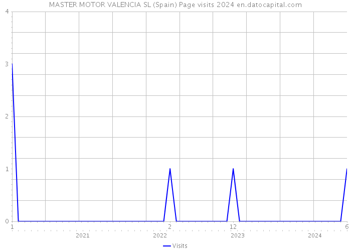 MASTER MOTOR VALENCIA SL (Spain) Page visits 2024 
