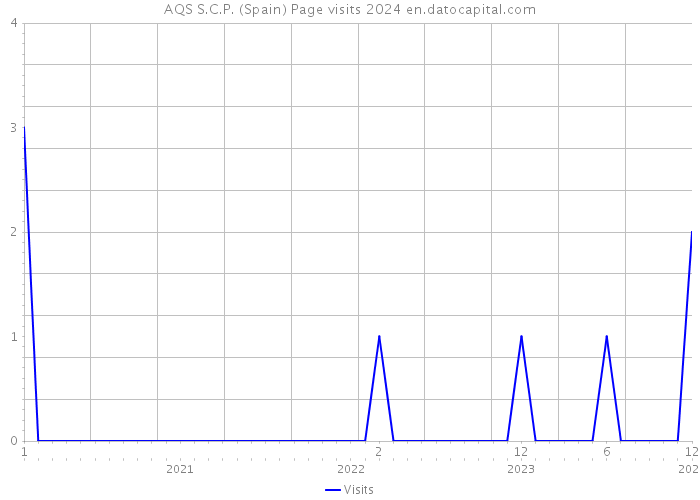 AQS S.C.P. (Spain) Page visits 2024 