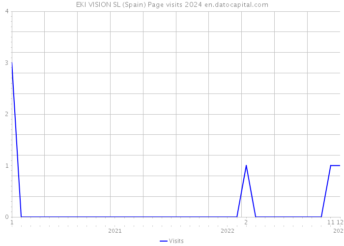 EKI VISION SL (Spain) Page visits 2024 