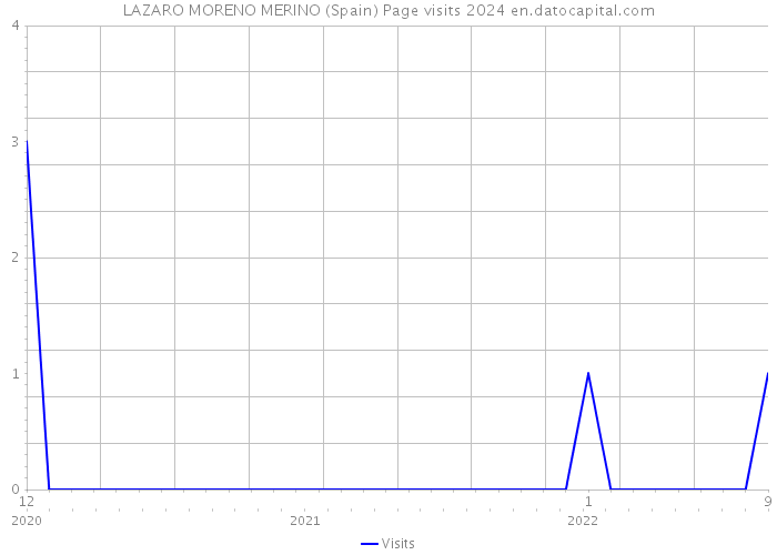 LAZARO MORENO MERINO (Spain) Page visits 2024 