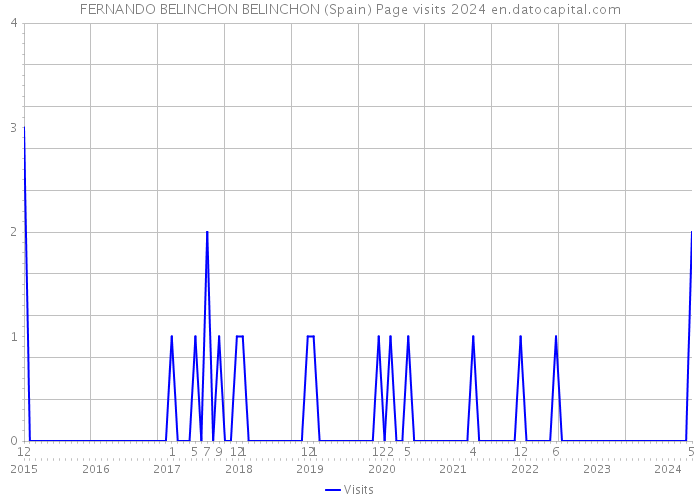 FERNANDO BELINCHON BELINCHON (Spain) Page visits 2024 