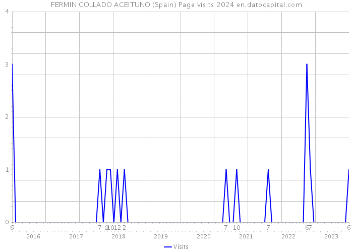 FERMIN COLLADO ACEITUNO (Spain) Page visits 2024 