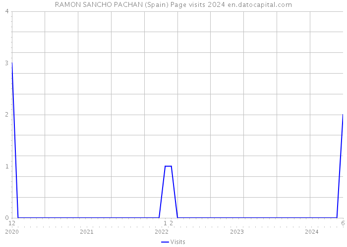 RAMON SANCHO PACHAN (Spain) Page visits 2024 