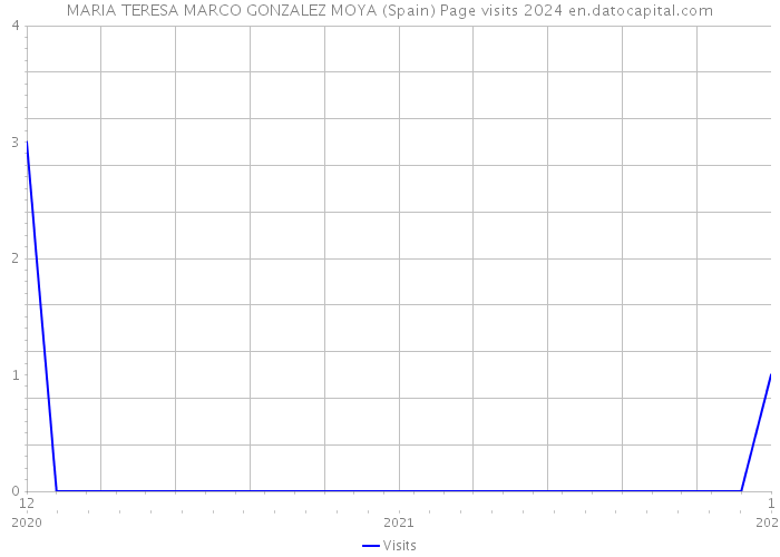 MARIA TERESA MARCO GONZALEZ MOYA (Spain) Page visits 2024 