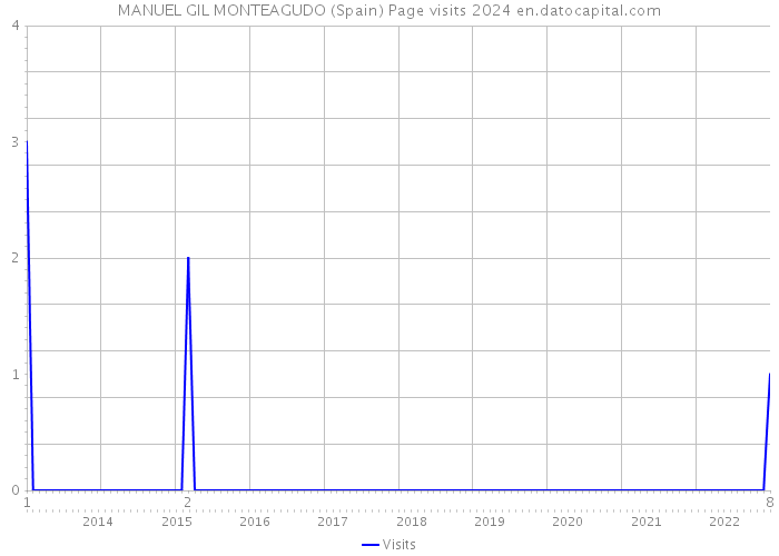 MANUEL GIL MONTEAGUDO (Spain) Page visits 2024 