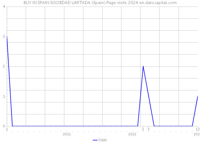 BUY IN SPAIN SOCIEDAD LIMITADA (Spain) Page visits 2024 