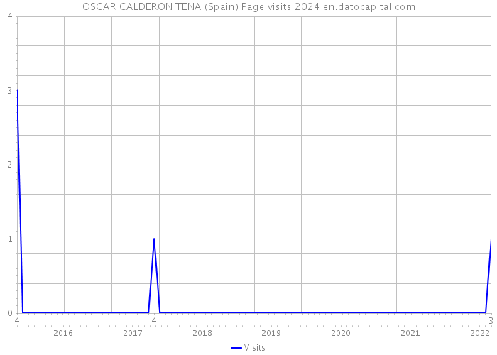 OSCAR CALDERON TENA (Spain) Page visits 2024 