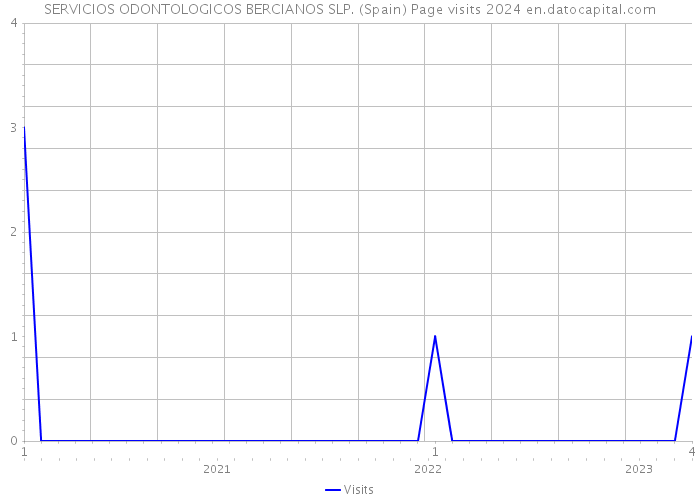 SERVICIOS ODONTOLOGICOS BERCIANOS SLP. (Spain) Page visits 2024 