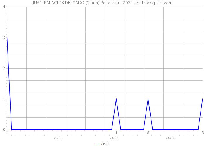 JUAN PALACIOS DELGADO (Spain) Page visits 2024 