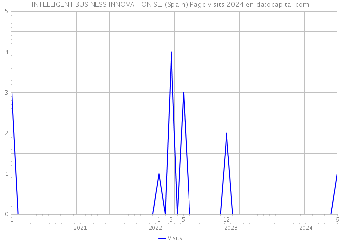 INTELLIGENT BUSINESS INNOVATION SL. (Spain) Page visits 2024 