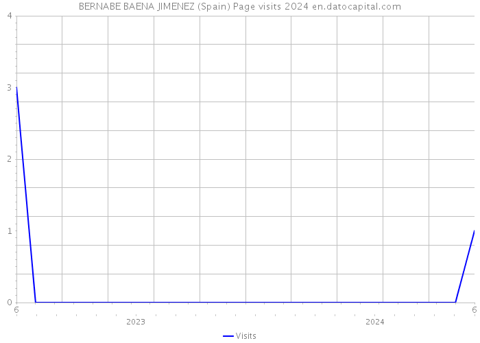 BERNABE BAENA JIMENEZ (Spain) Page visits 2024 