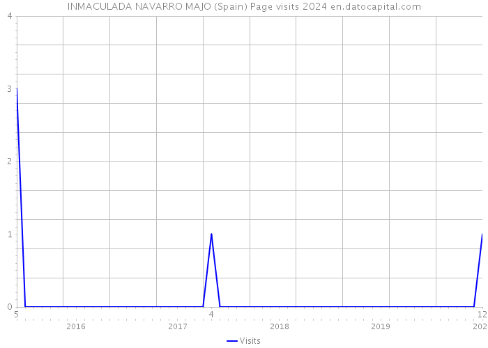 INMACULADA NAVARRO MAJO (Spain) Page visits 2024 
