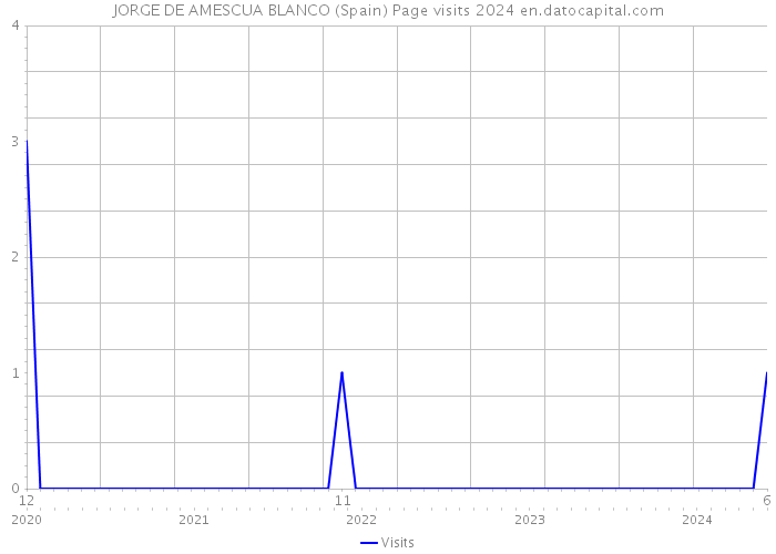 JORGE DE AMESCUA BLANCO (Spain) Page visits 2024 