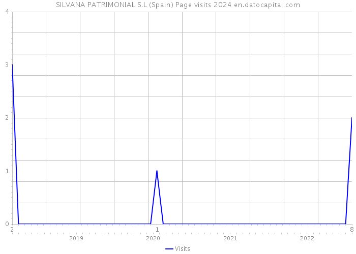 SILVANA PATRIMONIAL S.L (Spain) Page visits 2024 