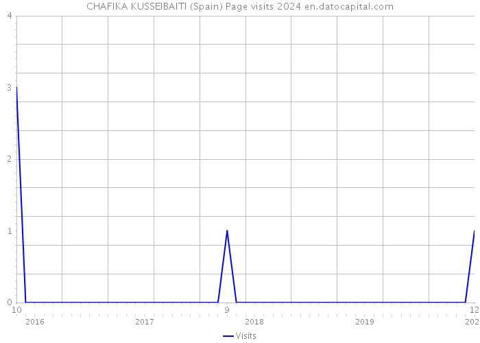 CHAFIKA KUSSEIBAITI (Spain) Page visits 2024 