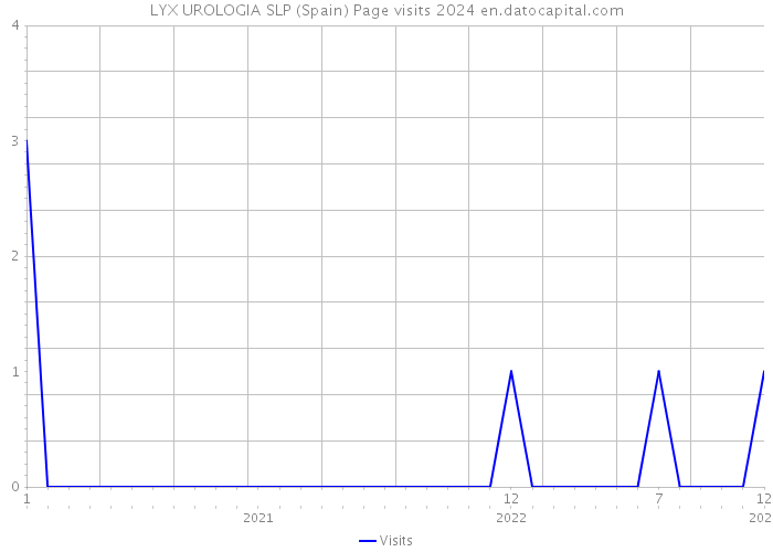 LYX UROLOGIA SLP (Spain) Page visits 2024 