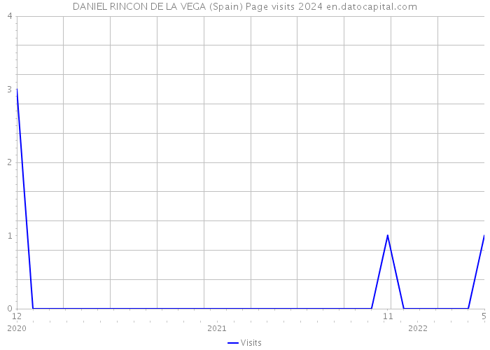DANIEL RINCON DE LA VEGA (Spain) Page visits 2024 