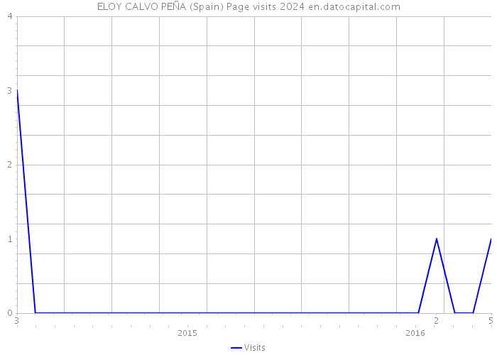 ELOY CALVO PEÑA (Spain) Page visits 2024 
